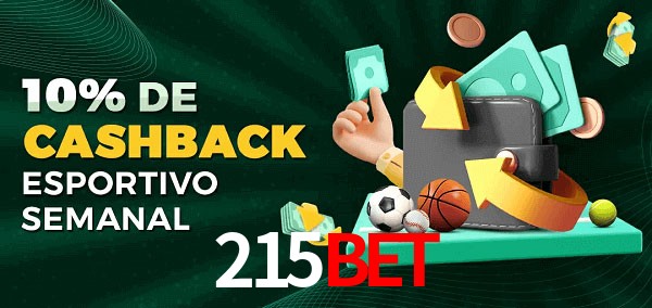10% de bônus de cashback na 215bet